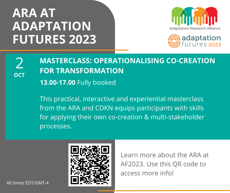 Masterclass: Operationalising Co-creation for Transformation