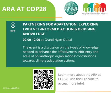 Partnering for adaptation: Exploring evidence-informed action & bridging knowledge [invite only]