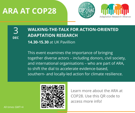 Walking-the-talk for action-oriented adaptation research