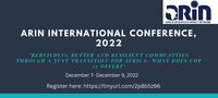 ARIN International Conference 2022 